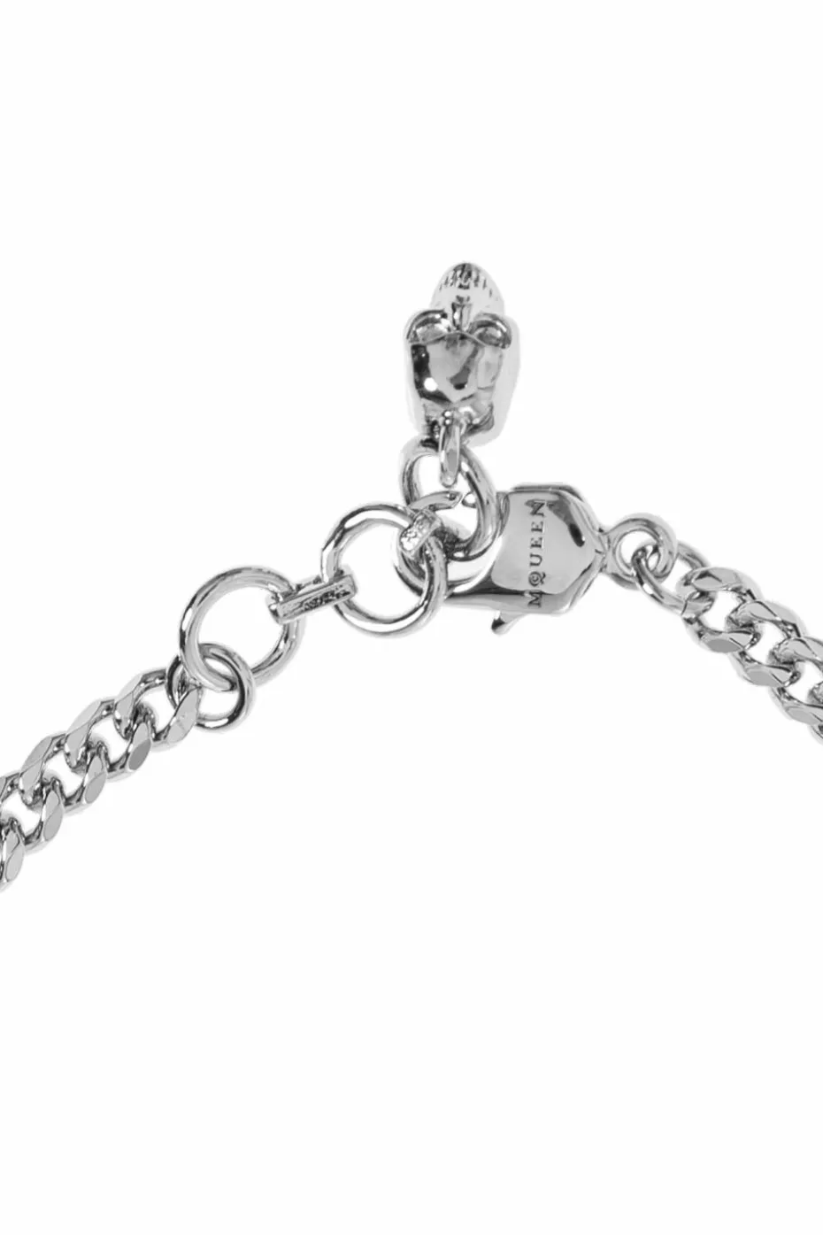 Alexander McQueen SILVER Bracelet with shimmering crystals