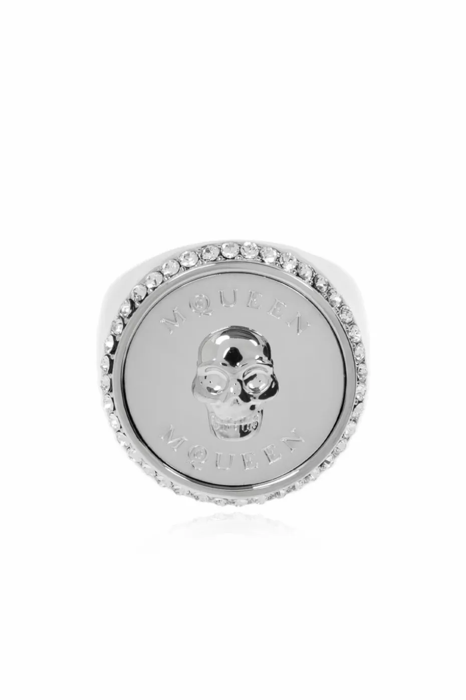 Alexander McQueen SILVER Brass ring