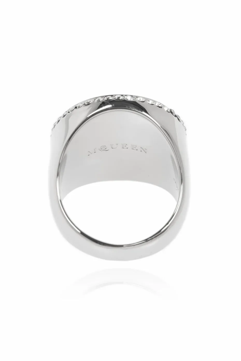 Alexander McQueen SILVER Brass ring