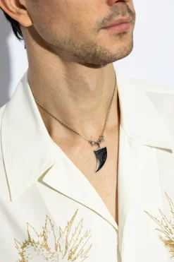 Alexander McQueen SILVER Brass necklace