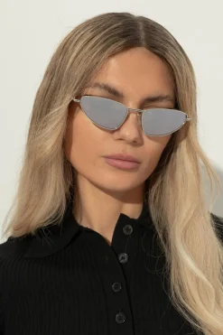 Alexander McQueen SILVER Sunglasses
