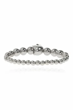 Alexander McQueen SILVER Skull motif bracelet