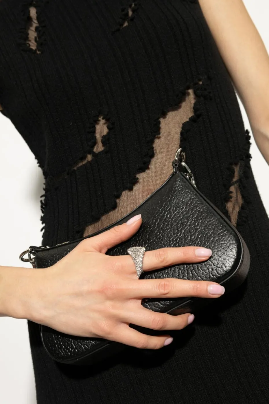 Alexander McQueen SILVER Brass ring