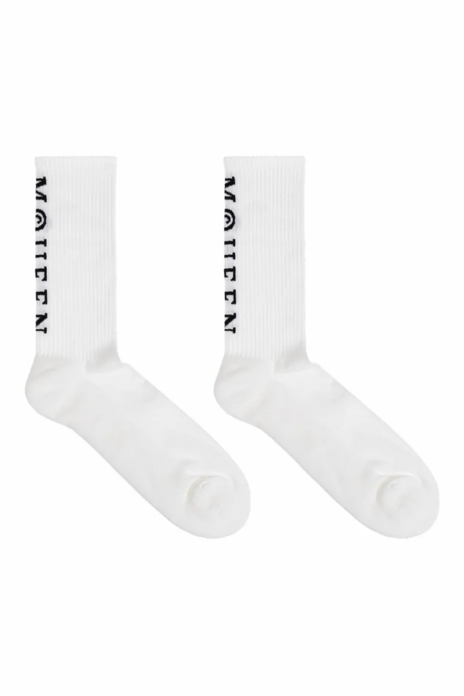 Alexander McQueen WHITE Cotton socks with logo