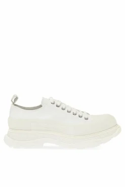 Alexander McQueen WHITE Platform sneakers with logo
