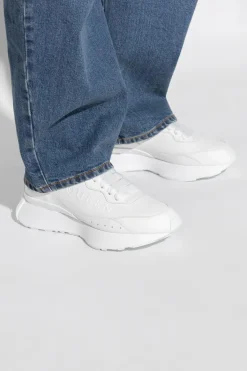Alexander McQueen WHITE Sports shoes with logo