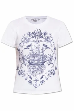 Alexander McQueen WHITE T-shirt with print
