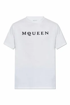 Alexander McQueen WHITE T-shirt with logo