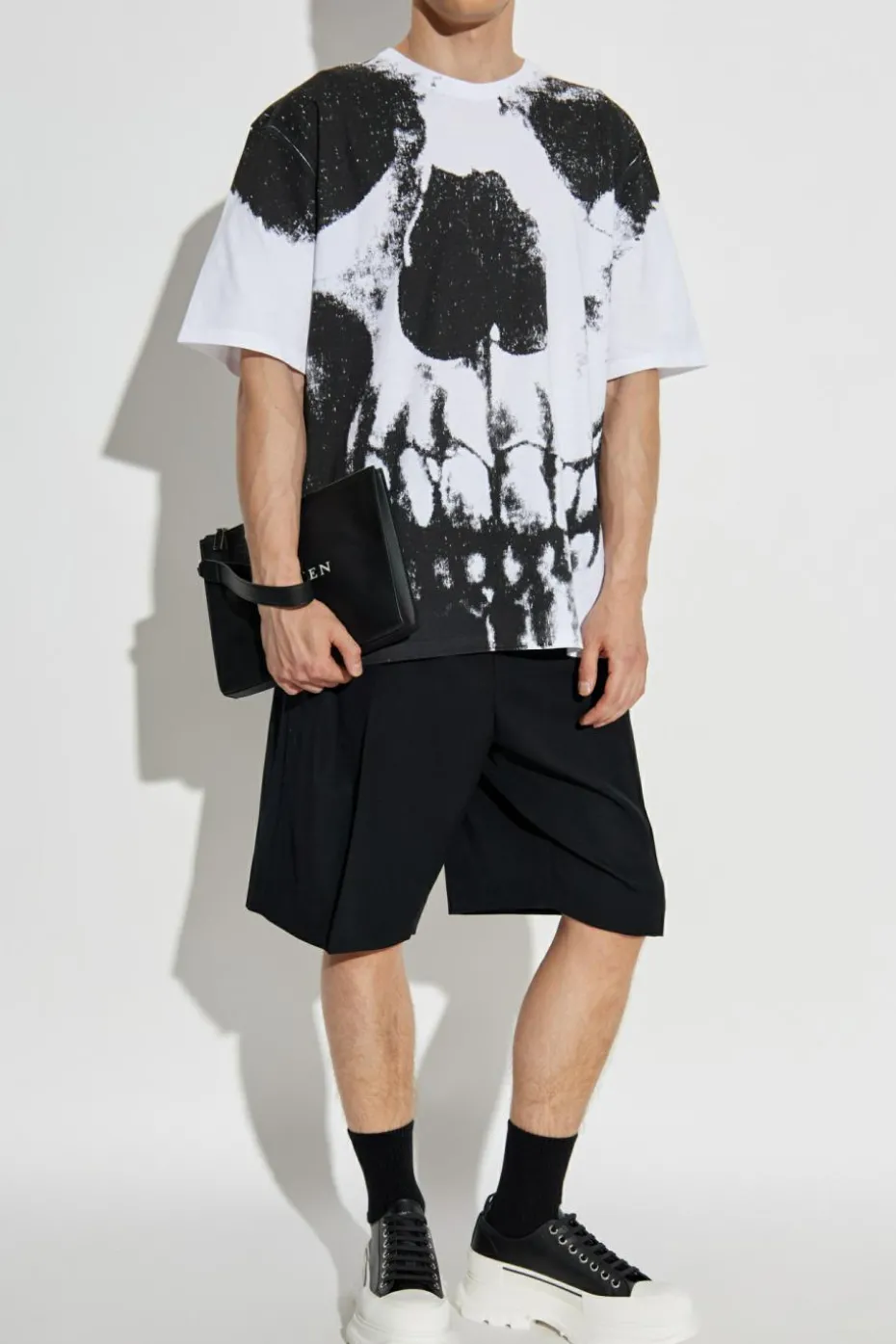 Alexander McQueen WHITE T-shirt with print