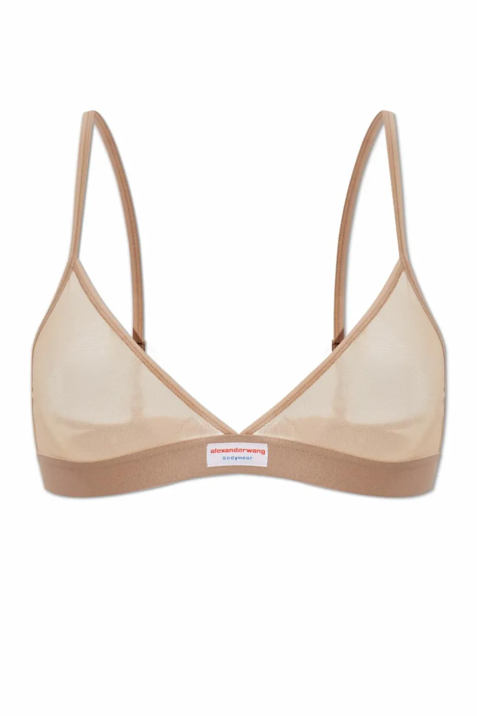 Alexander Wang beige Transparent bra