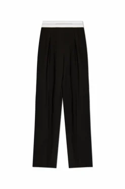 Alexander Wang BLACK Creased trousers