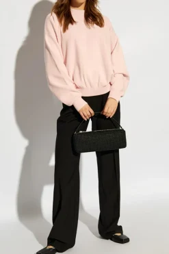 Alexander Wang BLACK Creased trousers