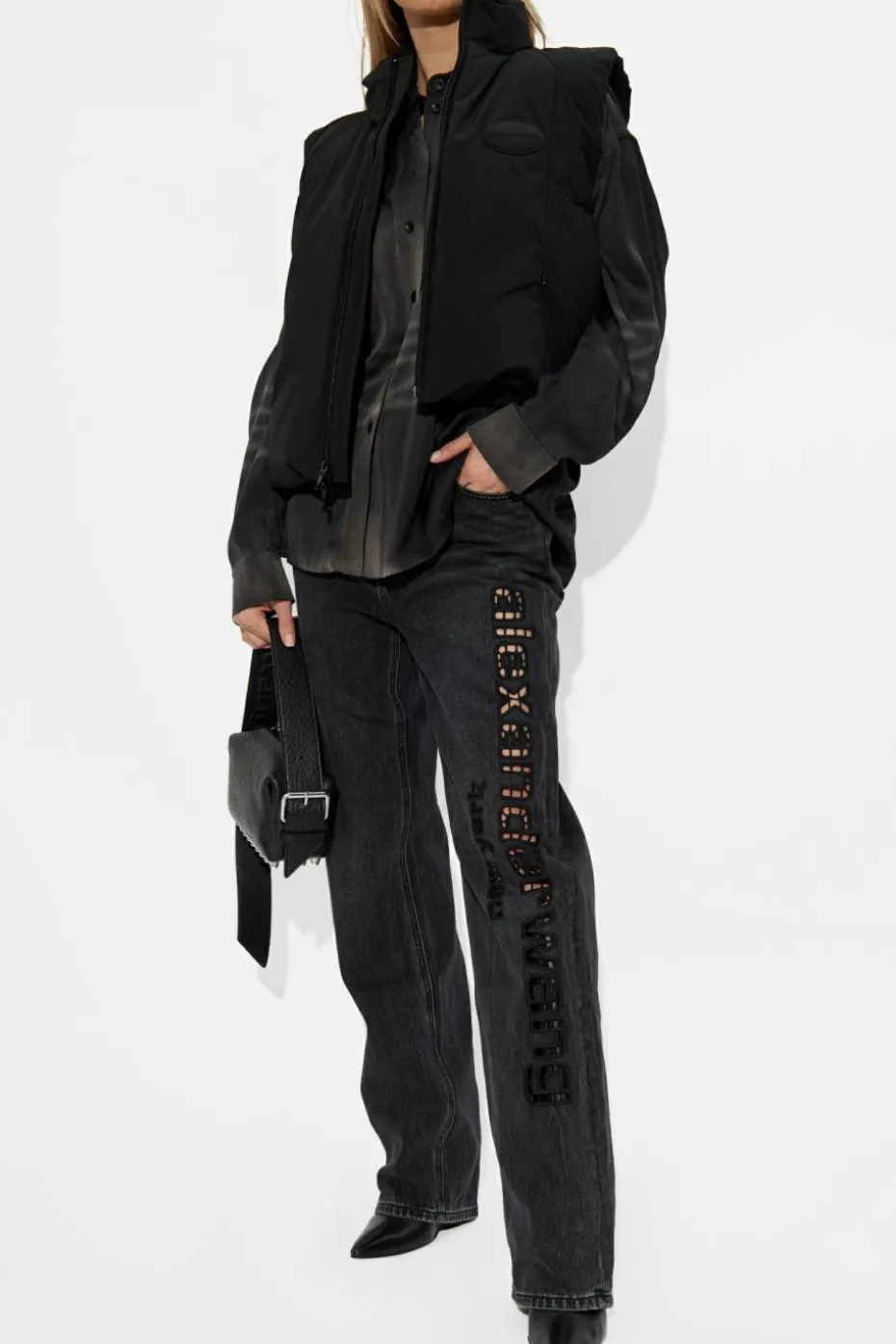 Alexander Wang BLACK Down vest