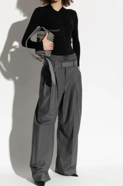 Alexander Wang BLACK Fitted cardigan