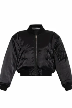 Alexander Wang BLACK Insulated bomber jacket