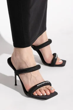 Alexander Wang BLACK Julie heeled mules