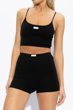 Alexander Wang BLACK Shorts from the 'Underwear' collection