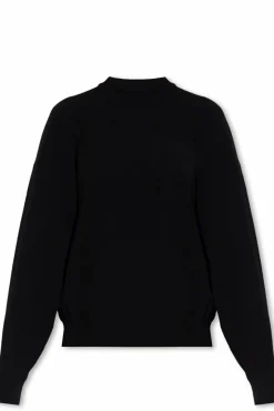 Alexander Wang BLACK Sweater with logo