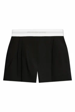 Alexander Wang BLACK Wool Shorts
