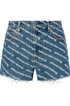 Alexander Wang BLUE Denim shorts