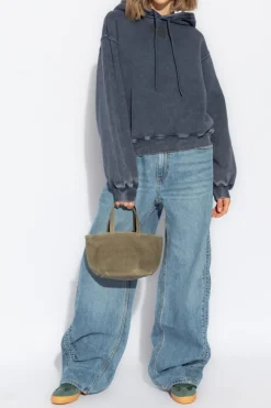 Alexander Wang BLUE Wide-leg jeans