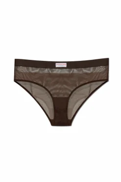 Alexander Wang BROWN See-through panties