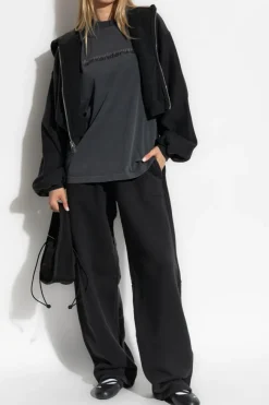 Alexander Wang GREY Loose fit T-shirt