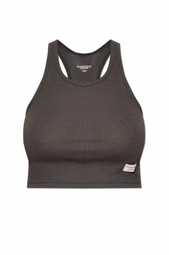 Alexander Wang GREY Short sleeveless lingerie top