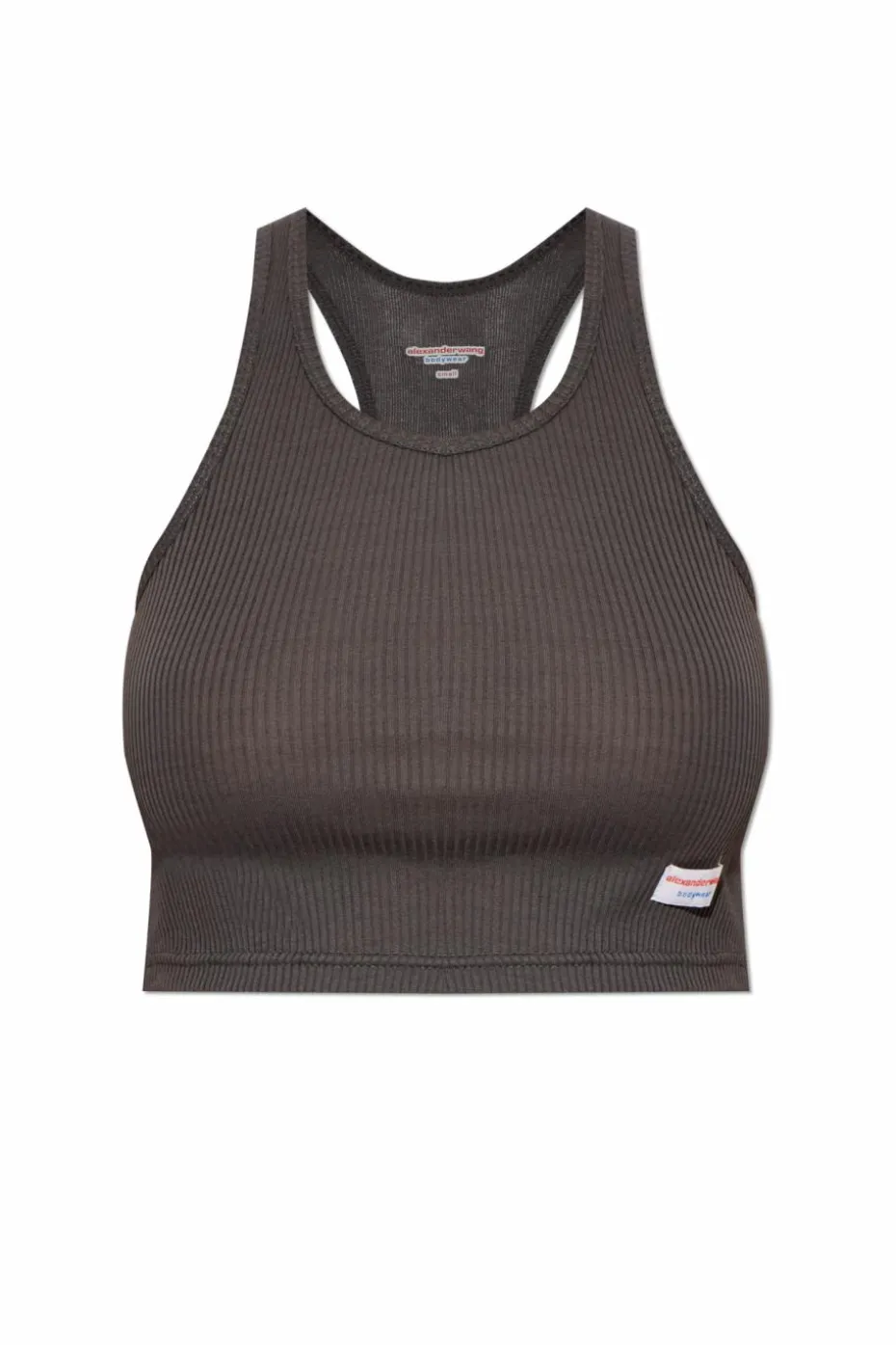 Alexander Wang GREY Short sleeveless lingerie top