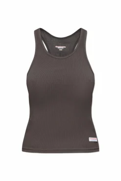 Alexander Wang GREY Sleeveless lingerie top