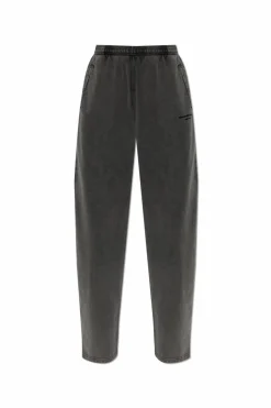 Alexander Wang GREY Sweatpants with embroidered logo
