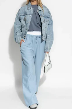 Alexander Wang light blue Loose-fit denim jacket