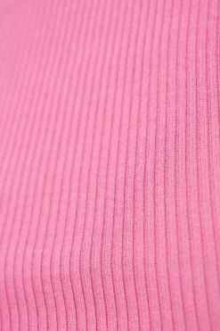 Alexander Wang PINK Lingerie top with short sleeves