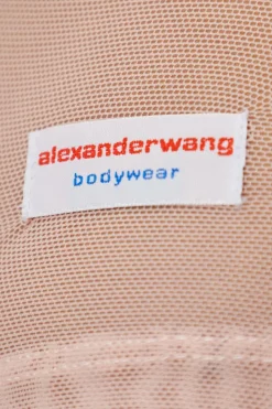Alexander Wang PINK Lingerie top with long sleeves