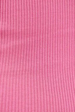 Alexander Wang PINK Ribbed slip dress without sleeves