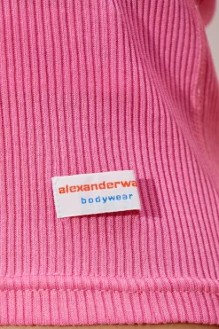 Alexander Wang PINK Short-sleeved lingerie top