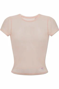 Alexander Wang PINK Transparent lingerie t-shirt