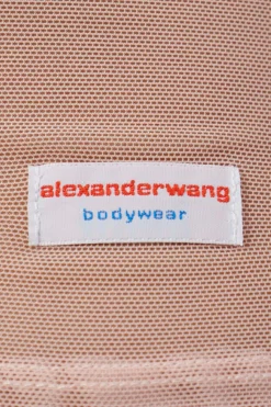 Alexander Wang PINK Transparent lingerie t-shirt