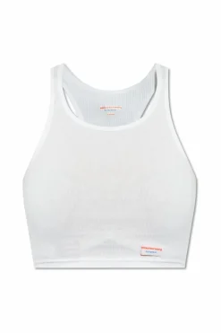 Alexander Wang WHITE Cropped tank top