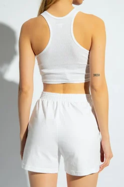 Alexander Wang WHITE Cropped tank top