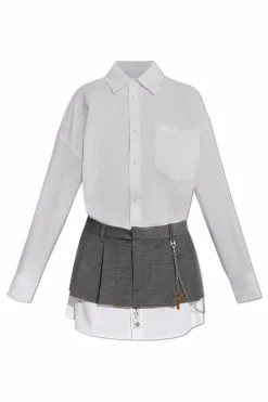 Alexander Wang WHITE Dress with pocket