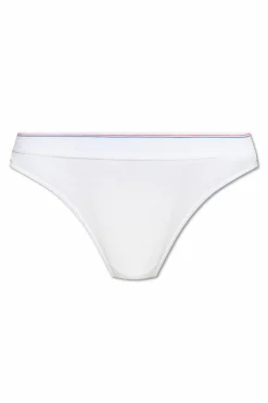 Alexander Wang WHITE Thong with logo
