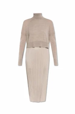 AllSaints beige Sweater Dress Vittoria