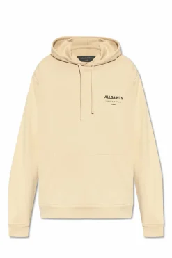 AllSaints beige 'Underground' Hoodie