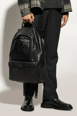 AllSaints BLACK Backpack Carabiner