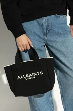 AllSaints BLACK Bag Izzy in shopper style