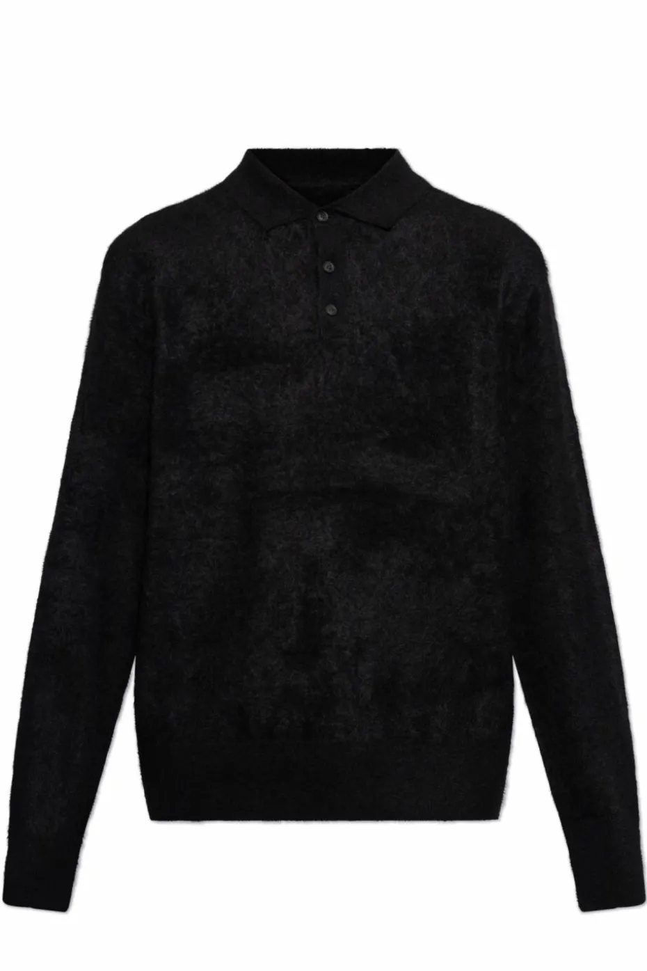 AllSaints BLACK Cashmere polo Abel