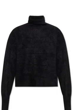 AllSaints BLACK Cashmere turtleneck Rebel