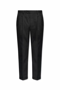 AllSaints BLACK Creased trousers 'Tallis'