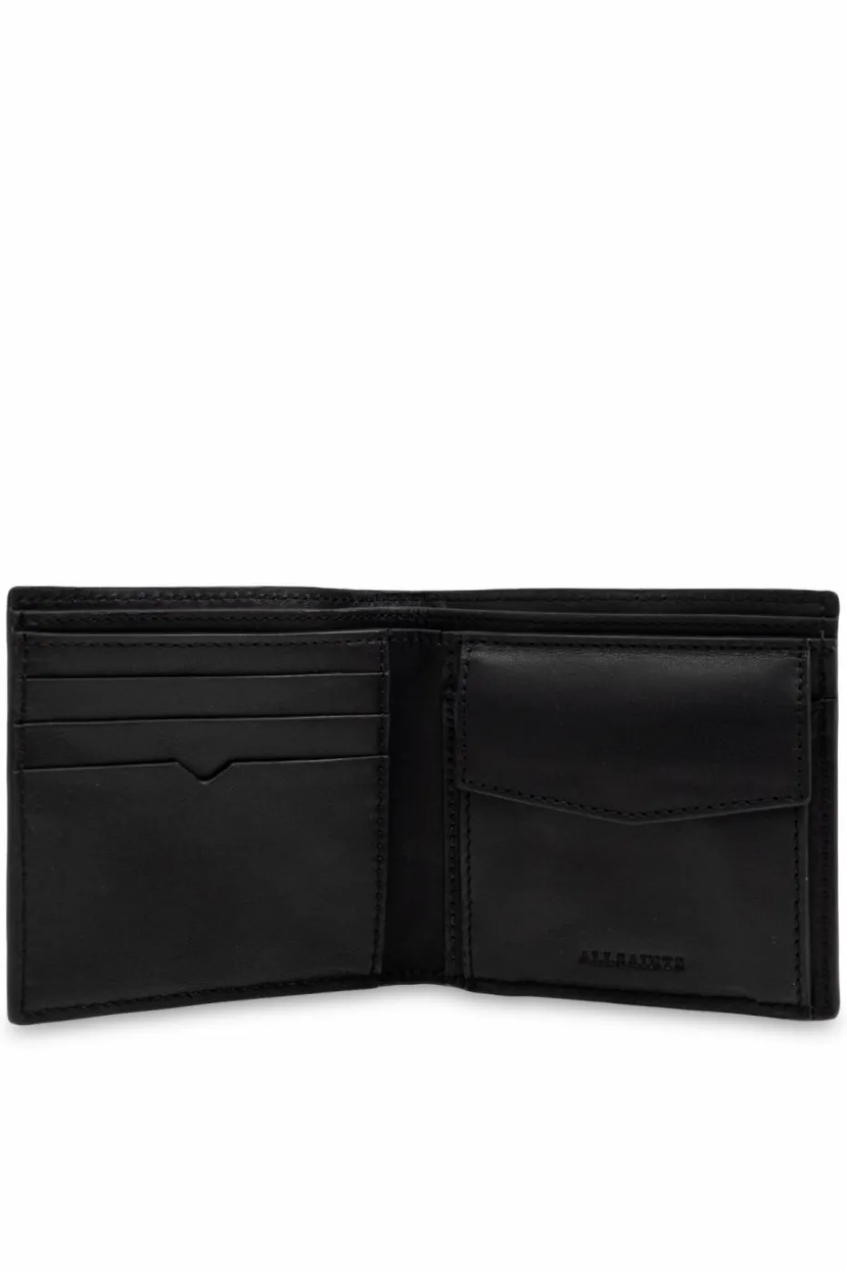 AllSaints BLACK Folding wallet ‘Delph’